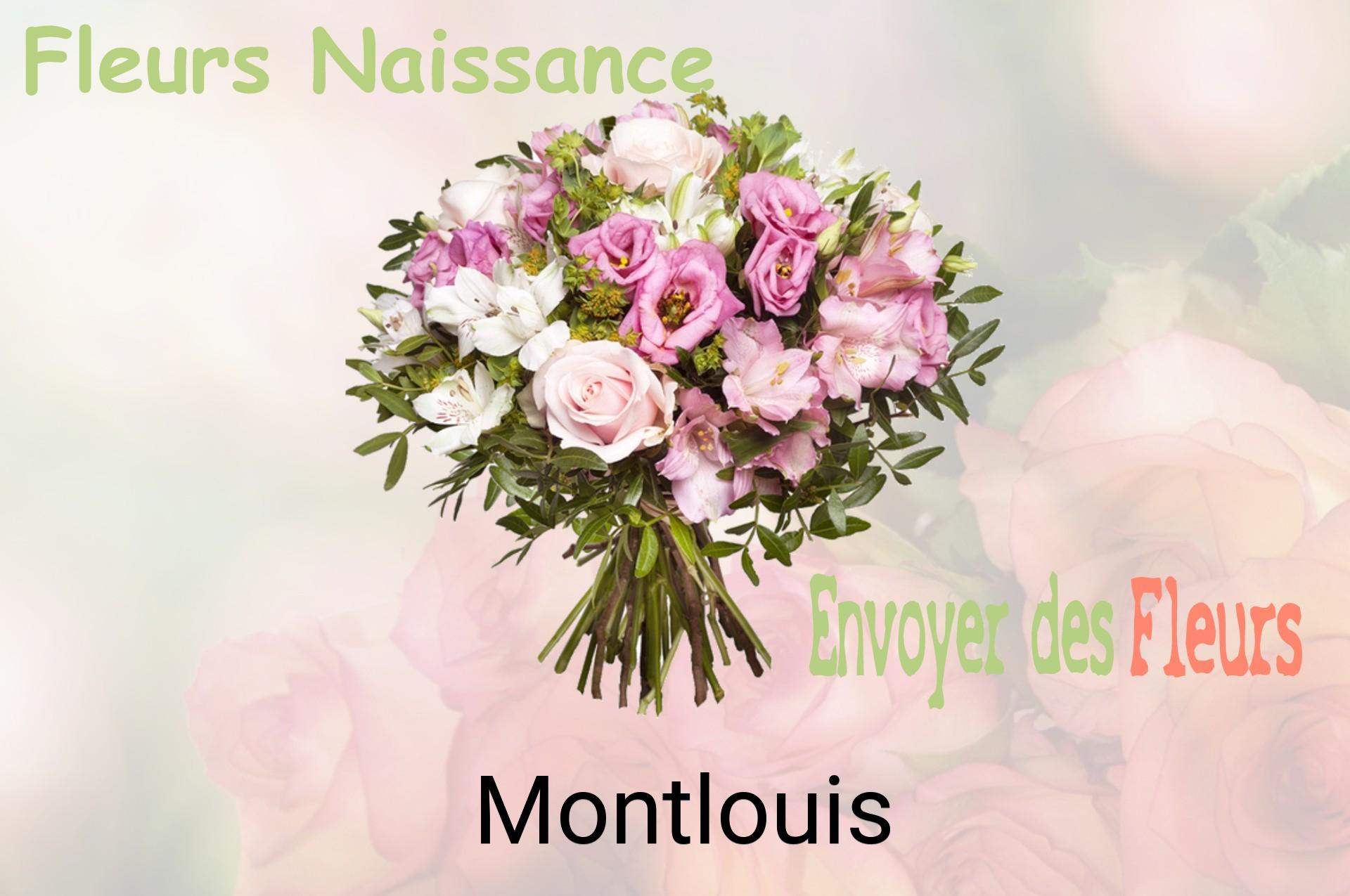 Bouquet de fleurs de naissance livré à Montlouis